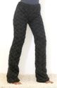 New hand knitted mohair pants THICK BLACK soft leg