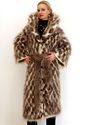 UNIQUE LEOPARD Hand Knitted Mohair Sweater Coat Lu