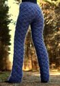 New hand knitted mohair pants THICK DENIM BLUE sof