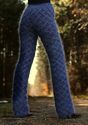 New hand knitted mohair pants THICK DENIM BLUE sof