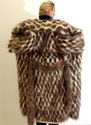 UNIQUE LEOPARD Hand Knitted Mohair Sweater Coat Lu