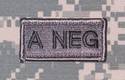 ACU Blood Type Patch A - A NEG - FREE SHIPPING!!!