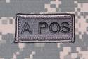 ACU Blood Type Patch A+ A POS - FREE SHIPPING!!!