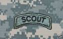 ACU SCOUT Tab w/ Velcro - FREE SHIPPING!!!