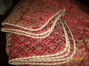 Burgundy Queen Comforter Shams Valences Bed Skirt 