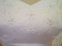 Wedding Gown Size 4-6P Heavy Embroidery, Modest Bo