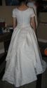 Wedding Gown Size 4-6P Heavy Embroidery, Modest Bo