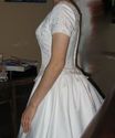 Wedding Gown Size 4-6P Heavy Embroidery, Modest Bo