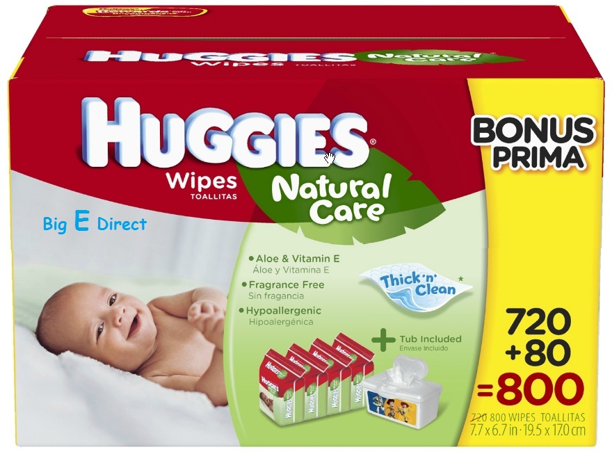 Huggies Supreme Baby Wipes & Little Snuggler Diaper Newborn - 18lbs ...