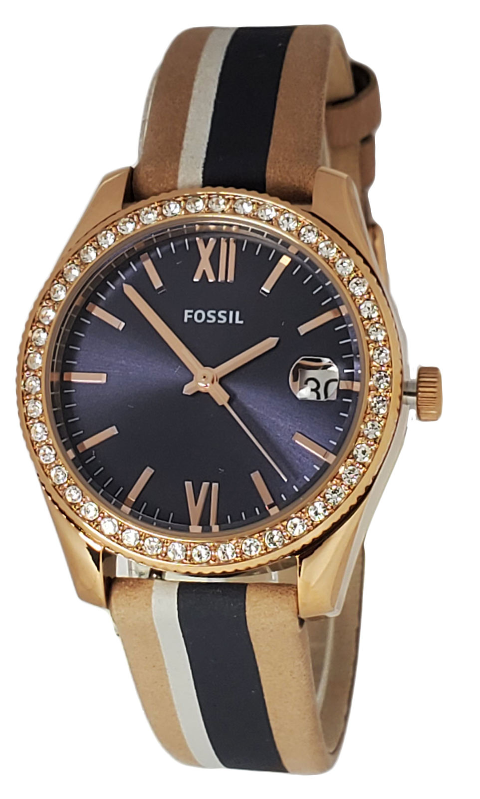 fossil rose gold strap