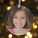 Photo Sentiments Personalized Ornament