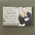 Our Life Together Personalized Photo Canvas Art