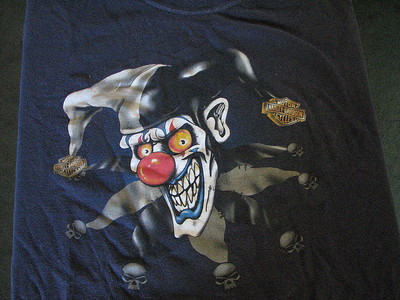 harley davidson clown t shirts