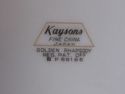 Kayson's Golden Rhapsody Bowls Creamer Sugar Salt 