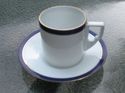 Lot Demitasse Teacup and Saucer 5 set J P LIMOGES 