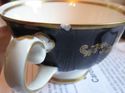 REICHENBACH CHINA ECHT KOBALT COBALT CUP & SAUCER 