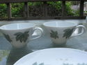 NORITAKE CHINA WILD IVY CREAMER & SUGAR 2 CUPS 1 B