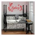 LARGE PERSONALIZED CHILDS NAME VINYL WALL DECAL CU