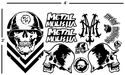 4' METAL MULISHA VINYL DECAL SHEET STICKERS MOTOCR