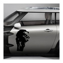 ZOMBIE VINYL STICKER DECAL wall art car room decor