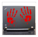 BLOODY HANDS LAPTOP SKIN VINYL STICKER DECAL xbox 