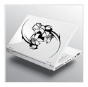 FLOWER SWIRL LAPTOP SKIN VINYL STICKER DECAL xbox 