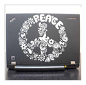 PEACE SIGN LAPTOP SKIN VINYL STICKER DECAL xbox ps