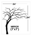 TREE VINYL DECAL sticker wall art room decor remov