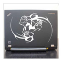 FLOWER SWIRL LAPTOP SKIN VINYL STICKER DECAL xbox 