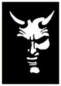 DEVIL VINYL DECAL sticker demon wall art car decor