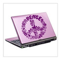 PEACE SIGN LAPTOP SKIN VINYL STICKER DECAL xbox ps