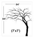 TREE VINYL DECAL sticker wall art room decor remov