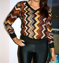 NWT MISSONI for Target zig zag chiffon Sweater S S