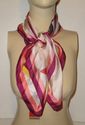 MISSONI Target 100% silk scarf wrap yellow purple 