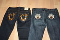 $525 LOT X2 NWOT TRUE RELIGION JOEY GOLD FOIL PREO