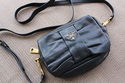 $795 SMALL SLING PRADA BLACK NAPPA LEATHER FIOCCO 