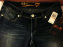 NWT SEVEN 7 JEANS IN SIZE 10 DARK/CONFETI BLUE RET
