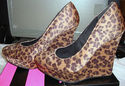 BNIB MICHAEL ANTONIO ANDERSON TAN LEOPARD WEDGE HE