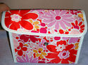 NEW CLINIQUE COLORFUL FLOWERS MAKEUP/COSMETIC BAG