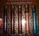 NIB URBAN DECAY 24/7 SHADOW PENCIL STASH - CLASH D