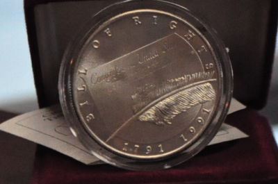 wilsonjewelry : 1991 Chrysler Bill of Rights Commemorative Bullion coin ...