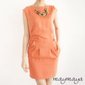 New Women's Silk Sleeveless Party Dress Mini Dress
