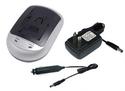 AC+DC CAR Battery Charger for PANASONIC HDC-TM900,