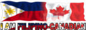 I am Filipino Canadian (Filipino & Canadian flag)