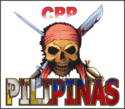 CPP Pirate with wavy Philippines Flag background