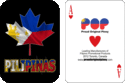 "MAPLE LEAF/PHILIPPINES FLAG" PLAYING CARDS