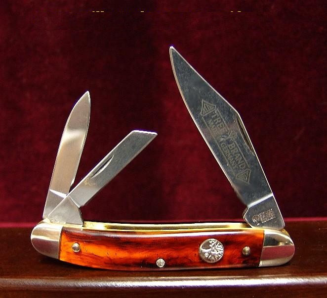 Wood Carver Tools : Boker, Germany- 3BL Whittling Pocket Knife, Tortoise