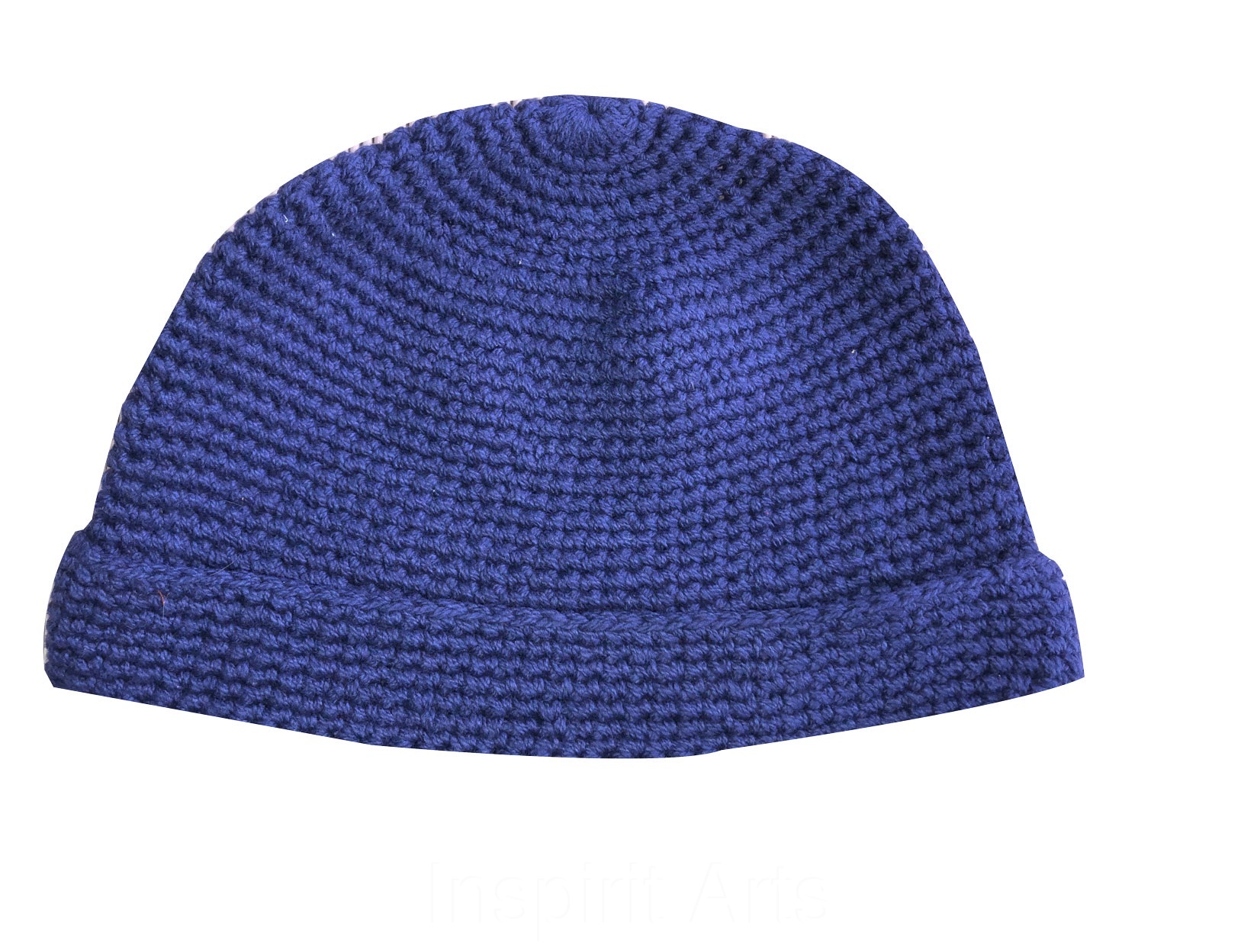 Medium Toboggan Beanie Cap Folded Brim Crochet Winter Ski Hat 100% ...