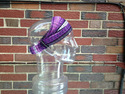 Small Purple Headband Expandable Handwoven Bandana