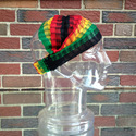 Small Reggae Headband Expandable Handwoven Bandana